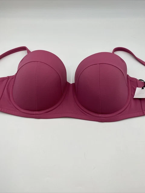 NEW SHADE & SHORE Size 36 DD French Rose Light Lift Full Cup Swim Wire Bikini To NEW SHADE & SHORE Size 36 DD French Rose Light Lift Full Cup Swim Wire Bikini To