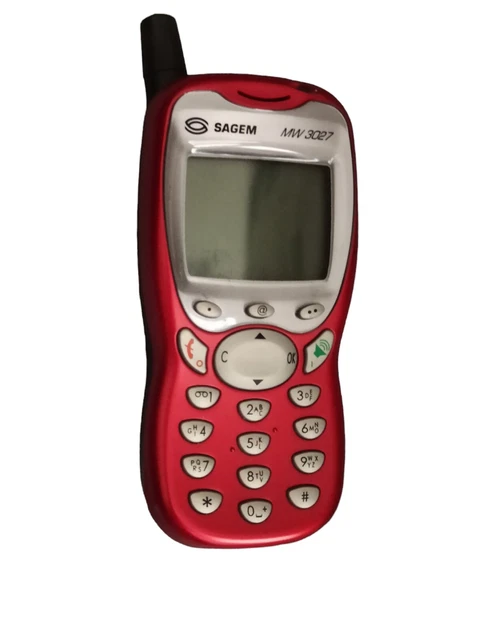 Ancien Téléphone SAGEM MC 940 Bleu - Pour Pièces (ne Fonctionne Pas)