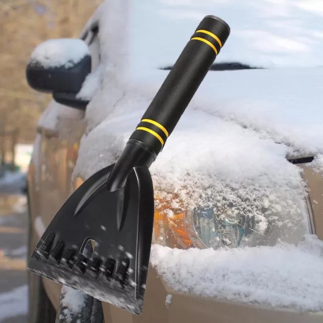 Grattoir à glace Brosse de dégivrage Pelle à neige Outil de nettoyage de vitres