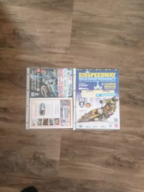2x Speedway World Championship  Icespeedway  Ice 2019 Berlin+Inzell