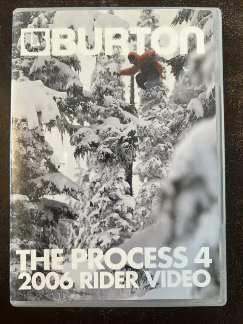 Burton: The Process 4: 2006 Rider Video DVD MOVIE snowboarding boarders tricks