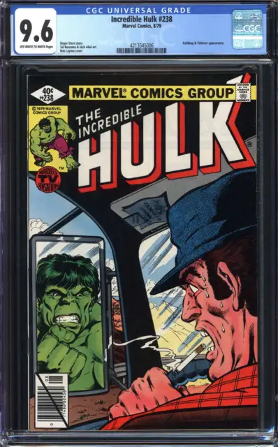 Incredible Hulk #238 Cgc 9.6 Ow/Wh Pages // Marvel Comics 1979