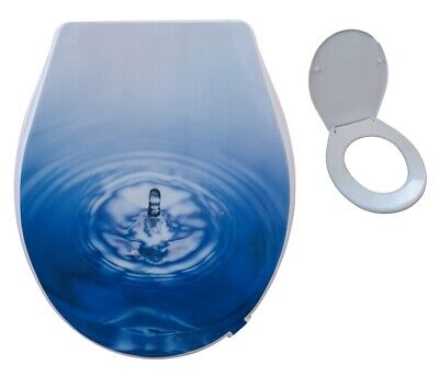 Art Sedile copriwater universale per bagno copri WC in plastica 44x36.5cm Art 69010 