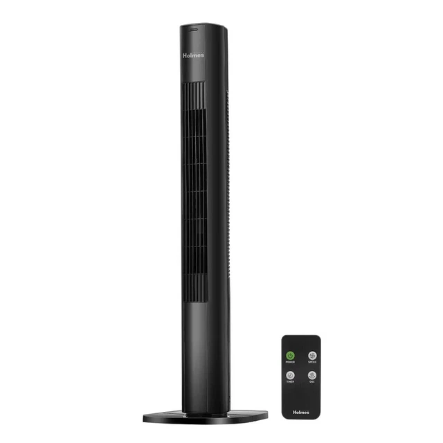 36" Digital Tower Oscillating Fan Black
