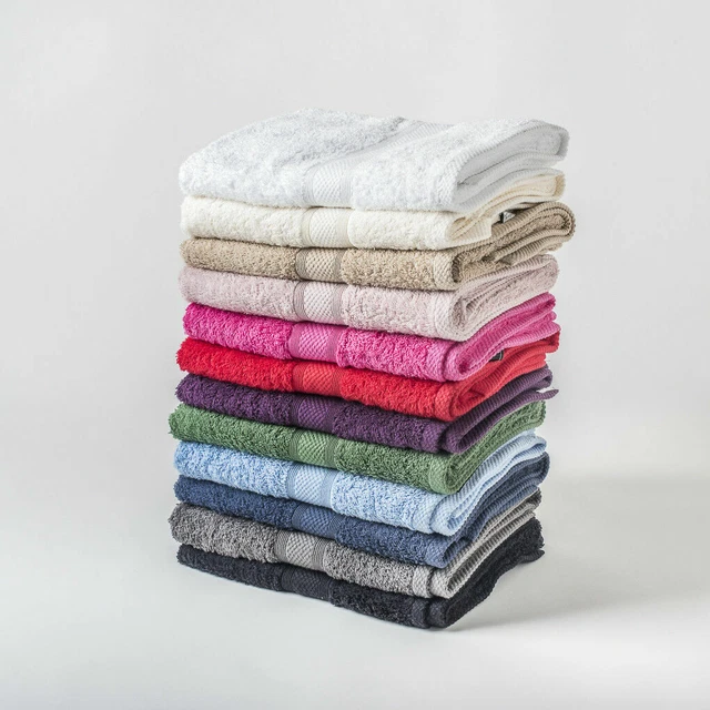 LUXURY TOWELS 100 Egyptian Cotton 500 Gsm 15 Colours Face Hand Bath