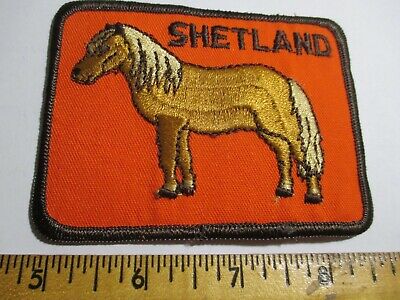 Shetland Pony Patch Agricultural Farming Animals Weed& Feed NOS Vintage 70's