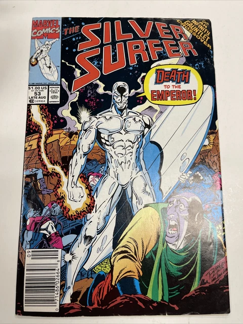 The Silver Surfer #53 MARVEL 1991 NEWSSTAND VARIANT 1ST APP OF AEL-DAN DISNEY+