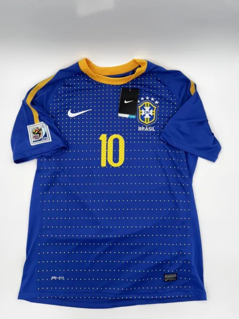 NIKE BRAZIL HOME JERSEY FIFA WORLD CUP LONG SLEEVE 2022 Size Medium