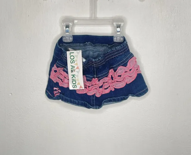 Rocawear Jean Skirt / Skort Newborn Baby Girls Ruffle Bottom