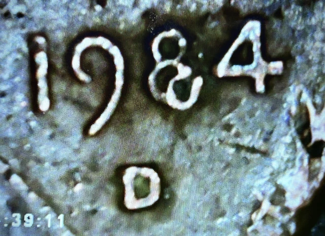 1984 D Zinc Penny Date Error, “8” Error In Date!