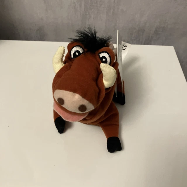 WALT DISNEY THE Lion King 3 Hakuna Matata PUMBAA Bean Bag Toy 7" Plush