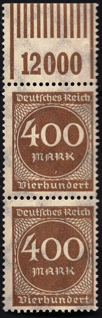 Deutsches Reich Michelnr. 271 W OR 1`11`1 - Oberrandzweier, postfrisch