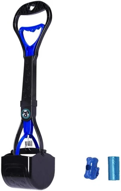 Removedor de caca para caminar Ceasyde Pet Pooper Scooper, mango de 17,7 pulgadas de largo