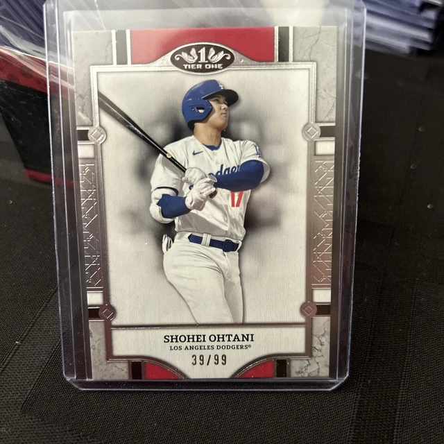 SHOHEI OHTANI BASE DODGERS 2024 Topps Tier One/99 EUR 46,19 PicClick IT