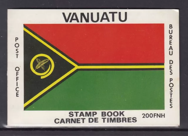 Vanuatu -  1980 MUH Booklet - National Flag - 4 x5f, 4 x10f, 4 x15f and 4 x20f