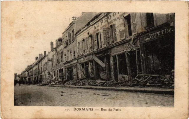 CPA AK Militaire - Dormans - Rue de Paris (695665)