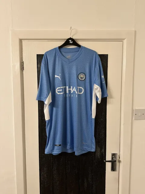 Manchester City Home Football Shirt Men’s Puma Size XL
