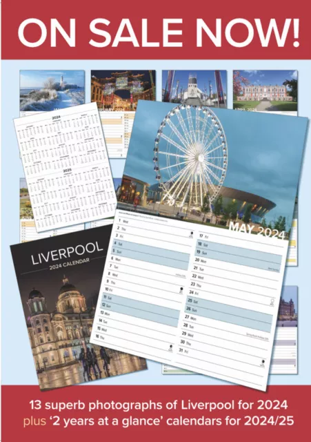 Liverpool 2024 A4 Calendar