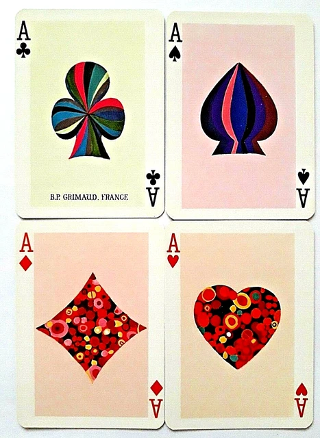 B.p Grimaud Grand Prix 1973 Vintage Playing Cards Wide 52 & 2J &1 1973 Free Post