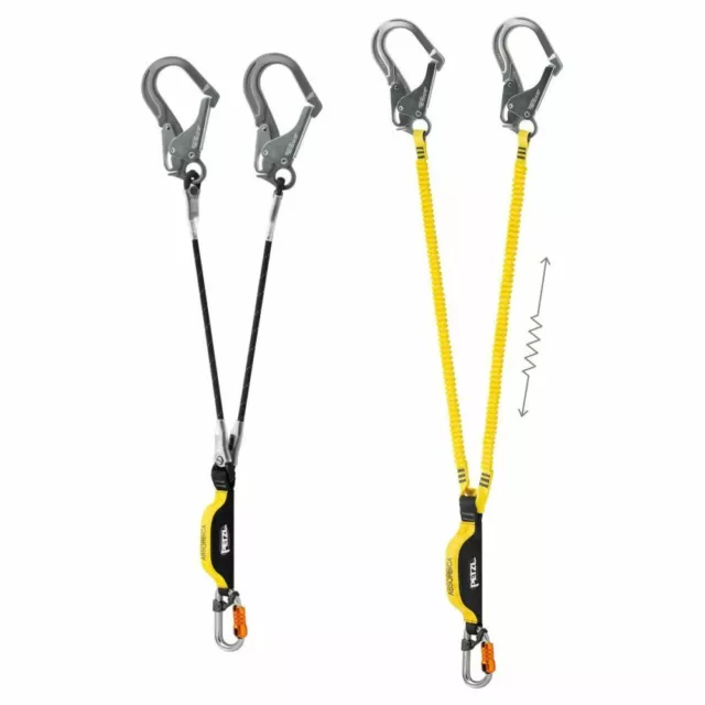 Petzl ABSORBICA Y MGO Falldämpfer Karabiner Bandfalldämpfer Fallschutz PSA