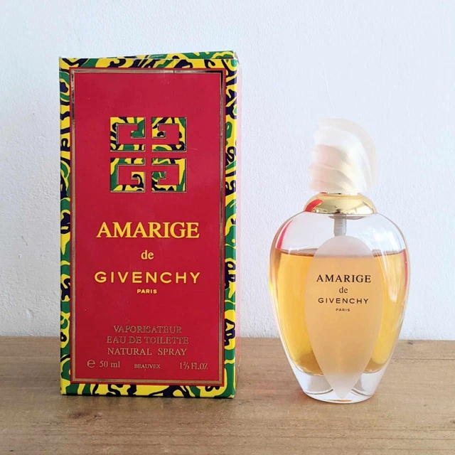 VINTAGE 90 S ORIGINAL Recipe Amarige De Givenchy Paris 50ml Luxury