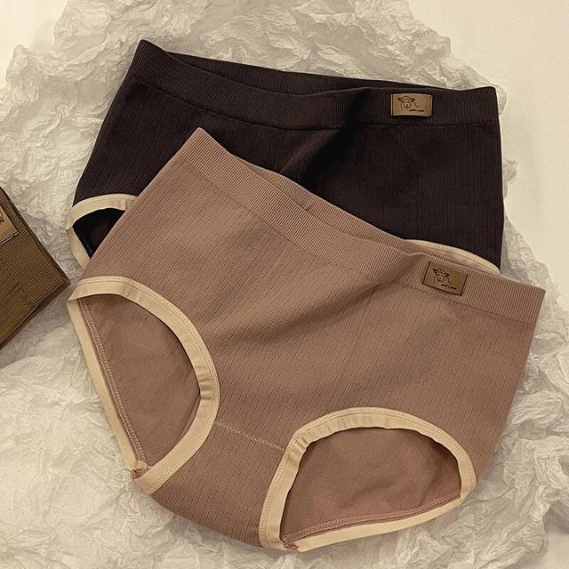 Mutandine Giapponese Moda Morbide Traspiranti Comfort Vita Mezza Biancheria Intima-xp