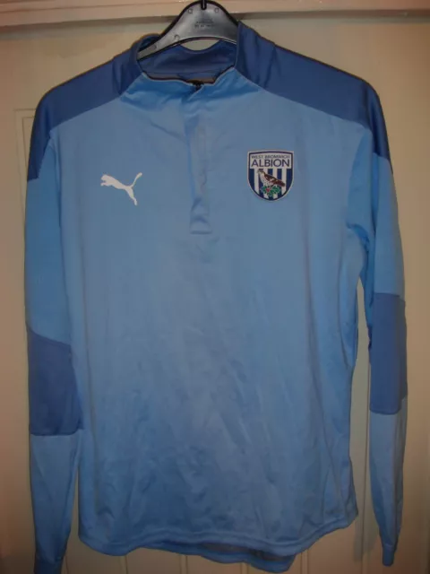 West Bromwich Albion Puma Football Training Top Jacket Wba- 2019 - Medium -L47