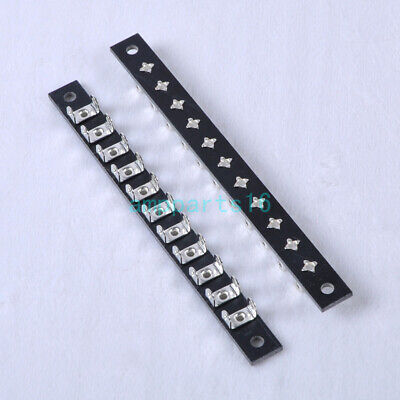 2pcs Turret Terminal Tag Strip Board 11Lug pins Point to Point New Tube Amp