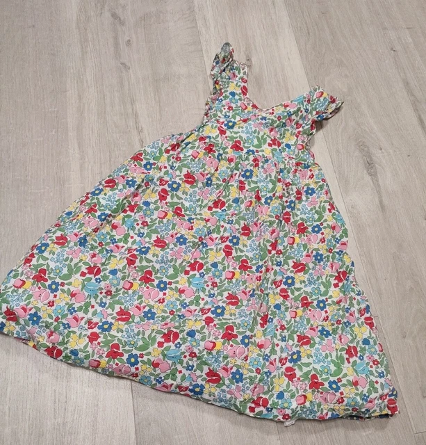 Abito estivo Mini Boden 5-6 con schienale incrociato, completamente foderato, splendido
