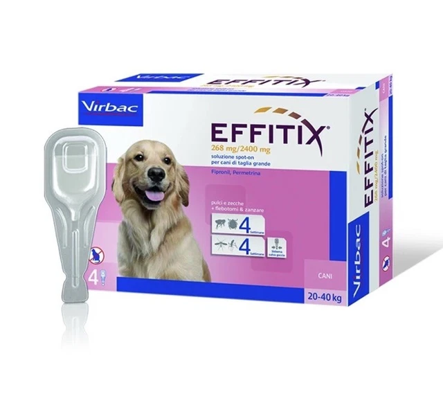 Virbac Effitix 4 Pipette Cani 20-40 Kg
