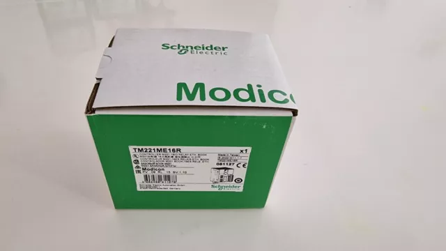 SCHNEIDER PLC TM221ME16R CPU, 16 IO relay Ethernet - NEW