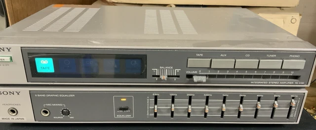 SONY TA-v30プリメイアンプ SONY TA-v30プリメイアンプ SONY TA-V30 AMPLIFIER and Equaliser