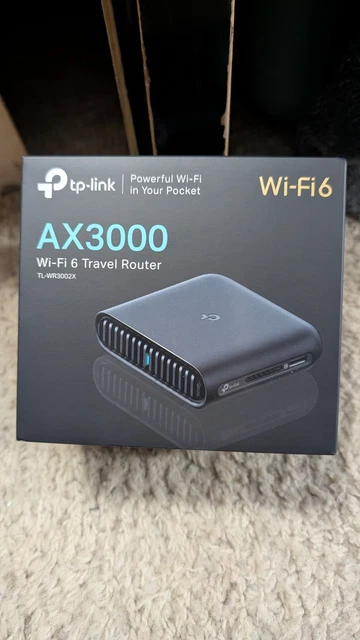 TP-LINK DUAL-BAND WI-FI 6 AX3000 Travel Router TL-WR3002X $62.00 ...