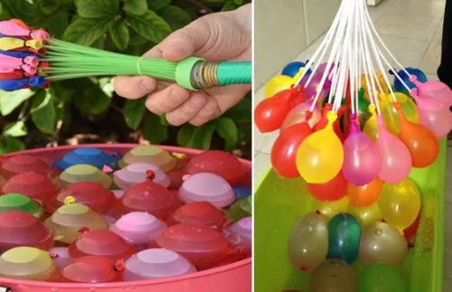 RACIMO (444 GLOBOS) MINI PEQUEÑOS GUERRAS AGUA JUEGOS VERANO Envio 24H