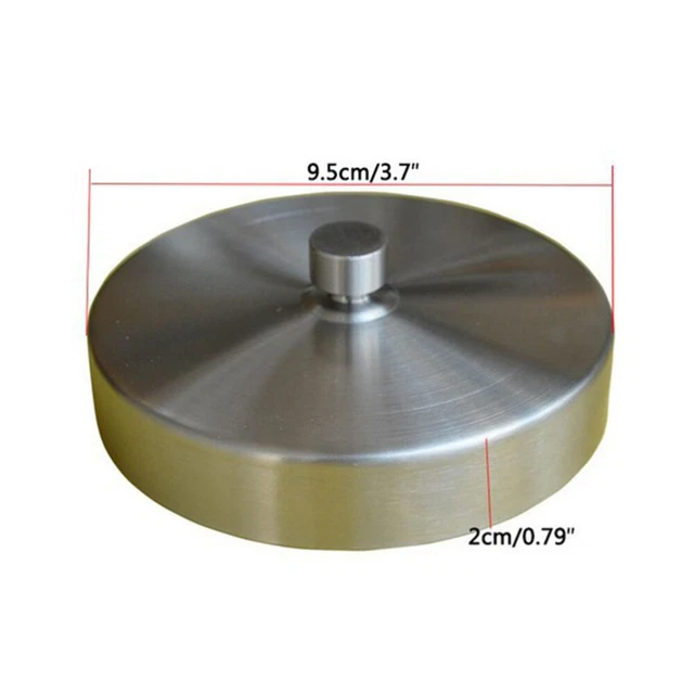 Acciaio inox rotondo forma hamburger acciaio inox acciaio inox steel pressa 9,