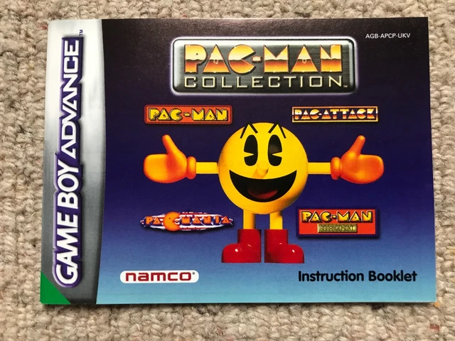MANUEL SEULEMENT PACMAN Collection - Manuel D'Instruction GBA Seulement ...