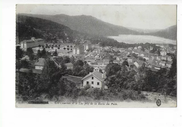 88  Gerardmer  Les Casernes Et Le Lac Pris De La Roche Du Pain