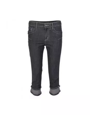 PANTALON COURT DENIM NERO Elisa Cavaletti ELP206018100