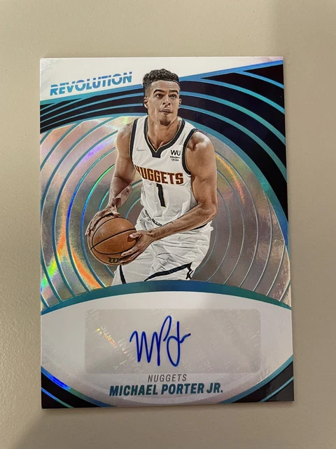 2022-23 Panini Revolution Basketball Michael Porter Jr. Infinite Autograph 7/25