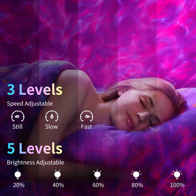 GALAXY LIGHT PROJECTOR for Bedroom, Sensory Lights with 13 Color