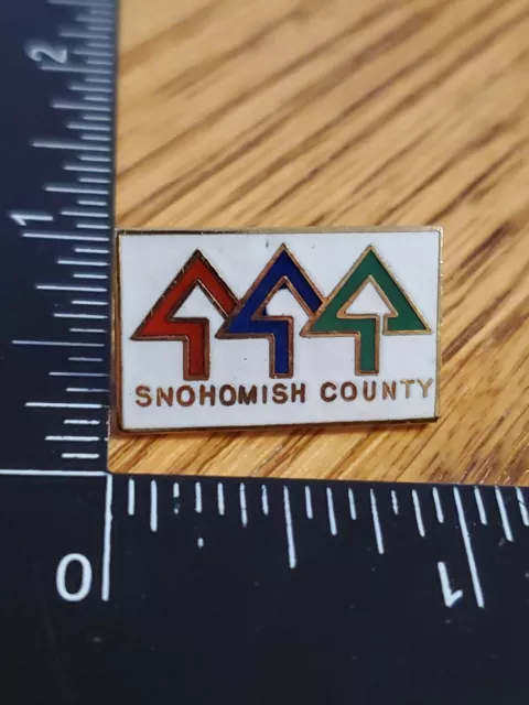 Snohomish County Washington Souvenir Travel PIN G6