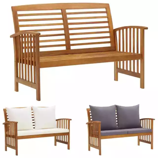 Chaises de Jardin Banc Siège Fauteuil Terrasse Patio Bois d'Acacia Massif