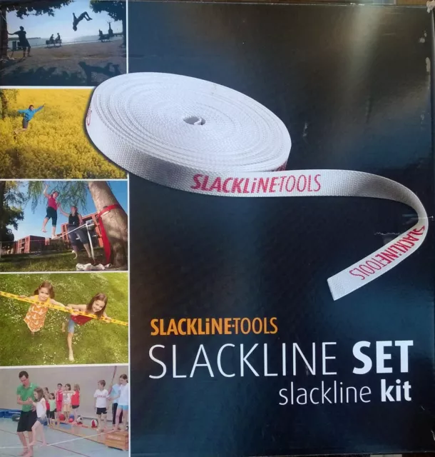 Slackline SlackTivity SET 15 m NEU OVP Slackline-Tools Made in Germany