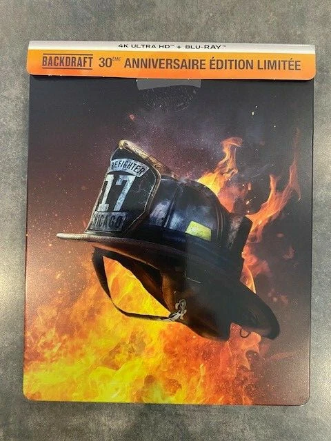 Backdraft - Ron Howard - Steelbook Collector 4K Ultra Hd Blu Ray