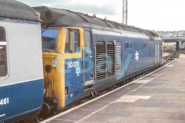 Uk Diesel Train Railway Photograph Of Class 50 50011. Rm50-79