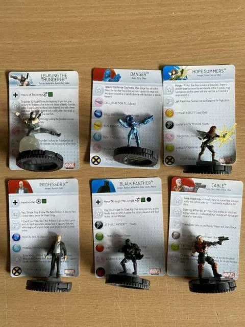 Heroclix (Avengers Vs X-Men ) 6 Op Le Premios; Pro X Pantera Negra Danger Cable