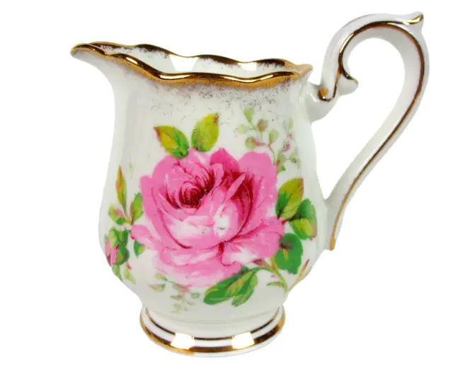 Royal Albert AMERICAN BEAUTY Mini CREAMER Pink Roses Fine Bone China England
