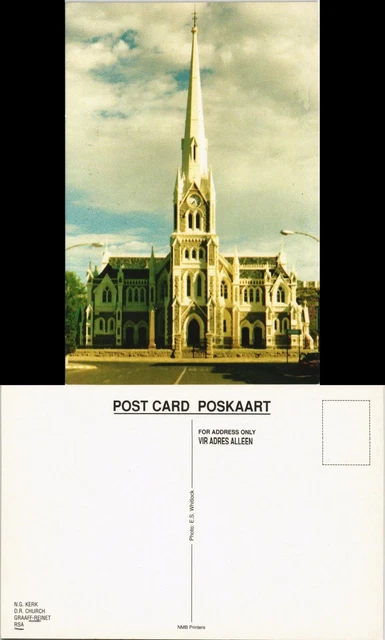 Postcard Graaff-Reinet N.G. KERK D.R. CHURCH Kirche 1975