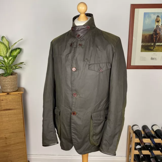 BARBOUR Beacon Sports Skyfall Olive Green Wax Jacket (XL) 007 Wax James Bond