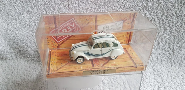 Citroën 2CV Fourgonnette Zegarek na biurko metal skala 1:43 #A949